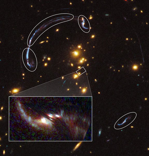 Gravitational lens example